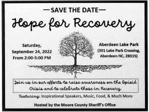 Hope for Recovery @ Aberdeen Lake Park | Aberdeen | North Carolina | United States