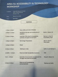 Area 51 Accessibility & Technology Workshop