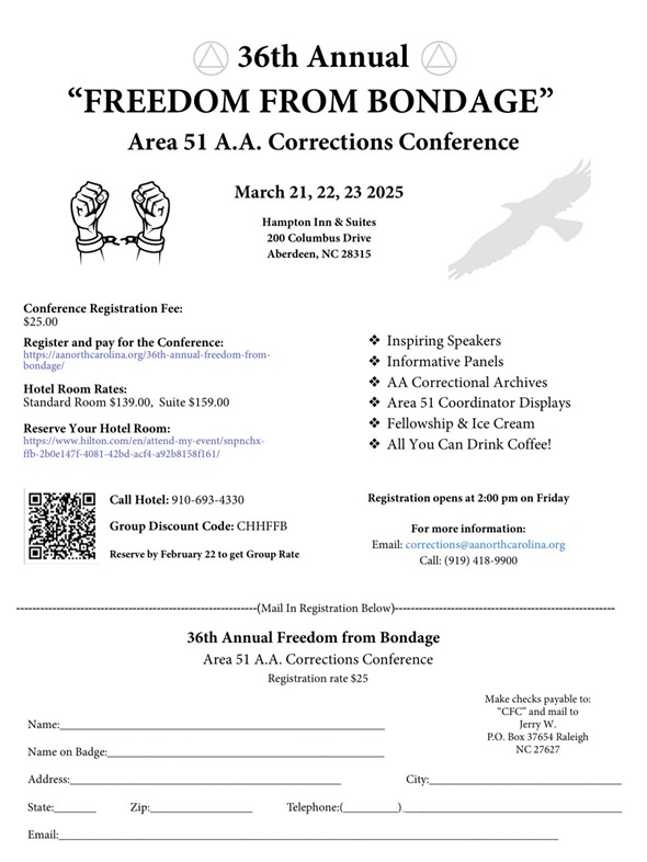 36th Annual Freedom From Bondage