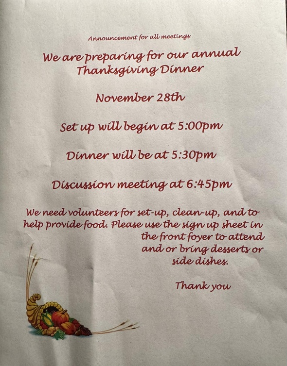 Wilder Thanksgiving 2024