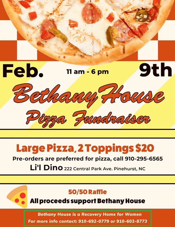 Bethany House Pizza Fundraiser