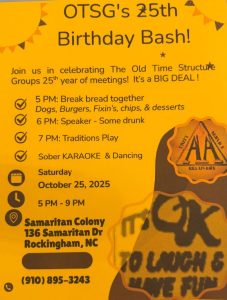Old Time Structure Group's 25th Birthday Bash @ Samaritan Colony | Rockingham | North Carolina | United States