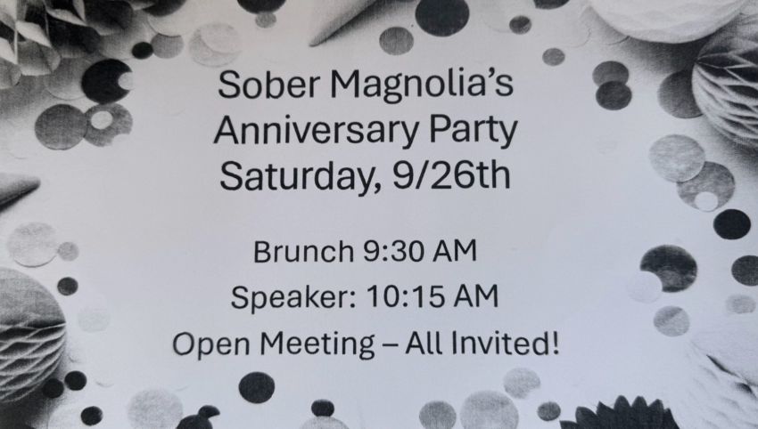 Sober Magnolia's Anniversary Party 9/26/2026